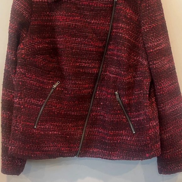 Dana Buchman Women's Black and Red Tweed Blazer NWT - Picture 7 of 12